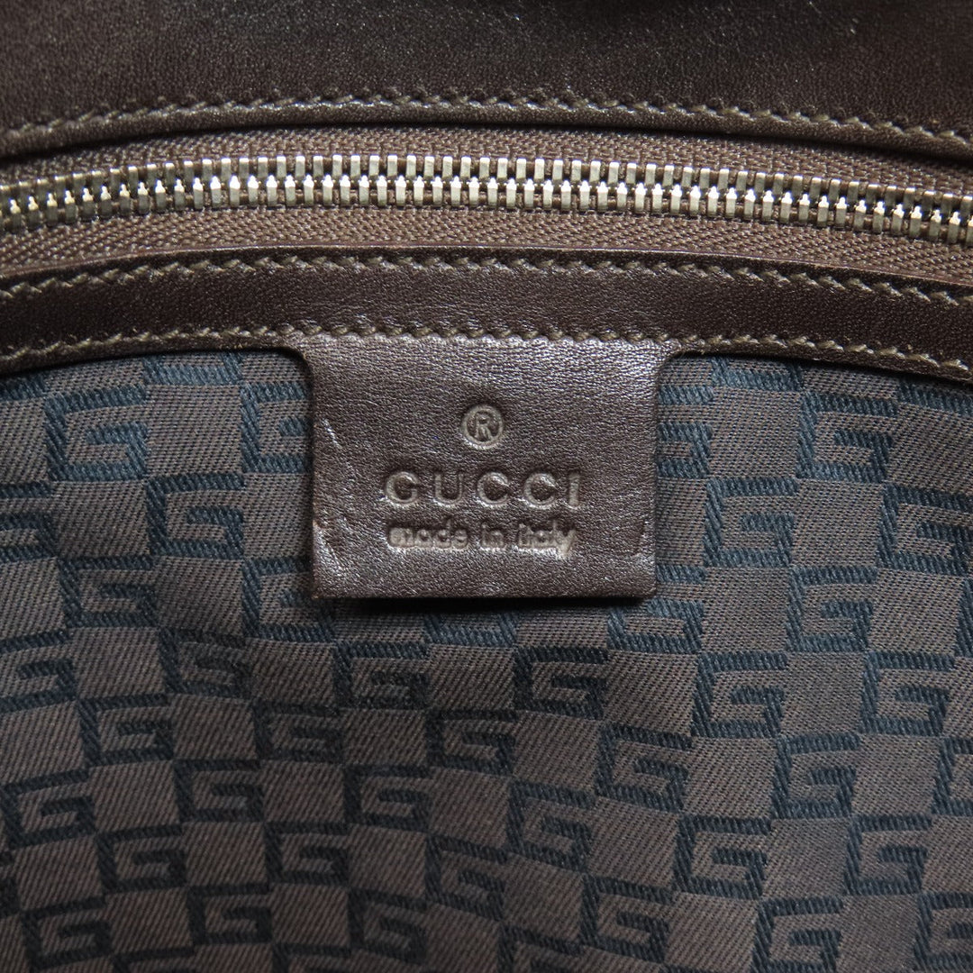 GUCCI Handbag 114875 canvas Brown Sherry Line Interlocking G Women Used Authentic