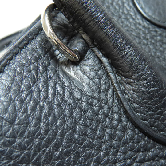 HERMES Handbag Taurillon Clemence black Bolide 31 SilverMetal Women Used Authentic