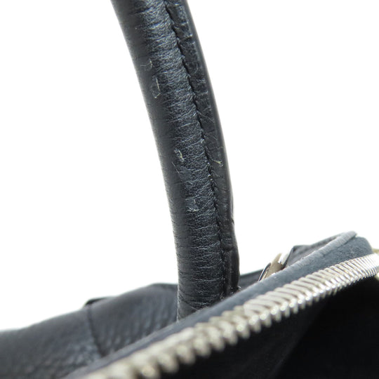 HERMES Handbag Taurillon Clemence black Bolide 31 SilverMetal Women Used Authentic