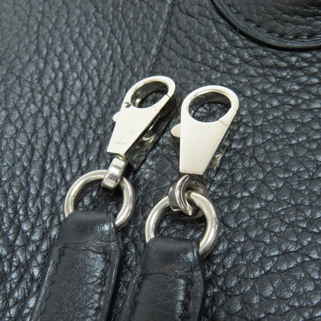 HERMES Handbag Taurillon Clemence black Bolide 31 SilverMetal Women Used Authentic