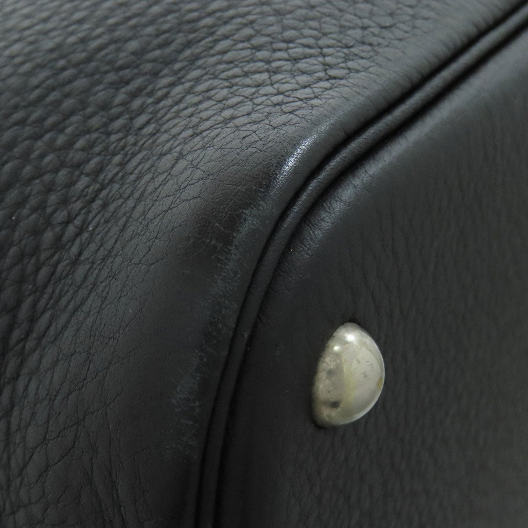 HERMES Handbag Taurillon Clemence black Bolide 31 SilverMetal Women Used Authentic