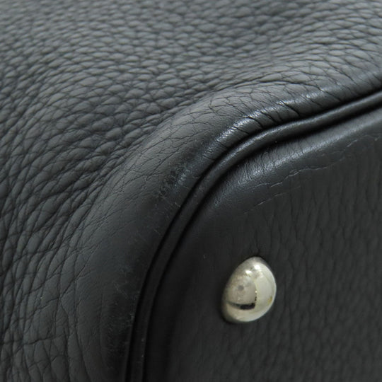HERMES Handbag Taurillon Clemence black Bolide 31 SilverMetal Women Used Authentic