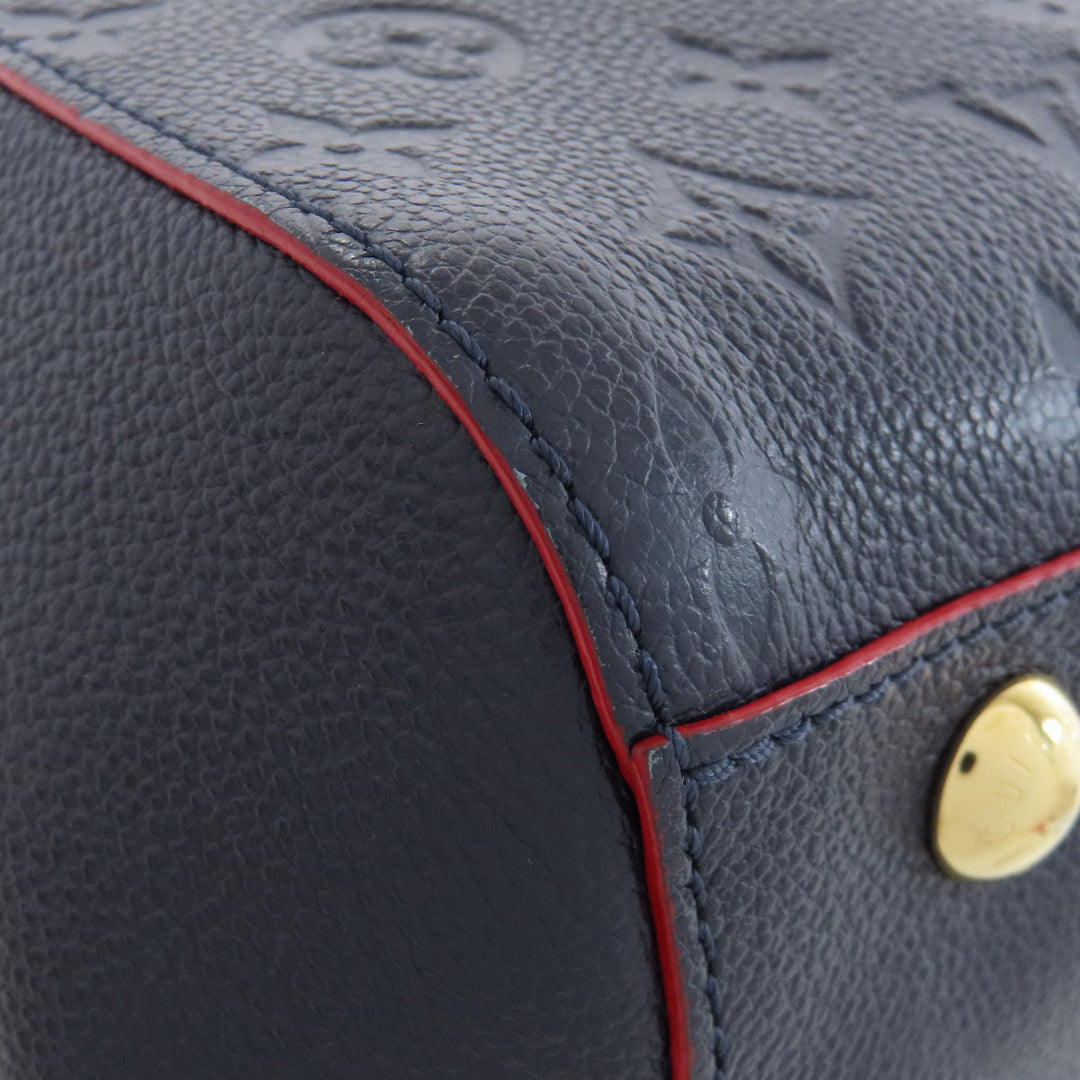 LOUIS VUITTON Handbag M42747 Ann Platt Navy Montaigne BB