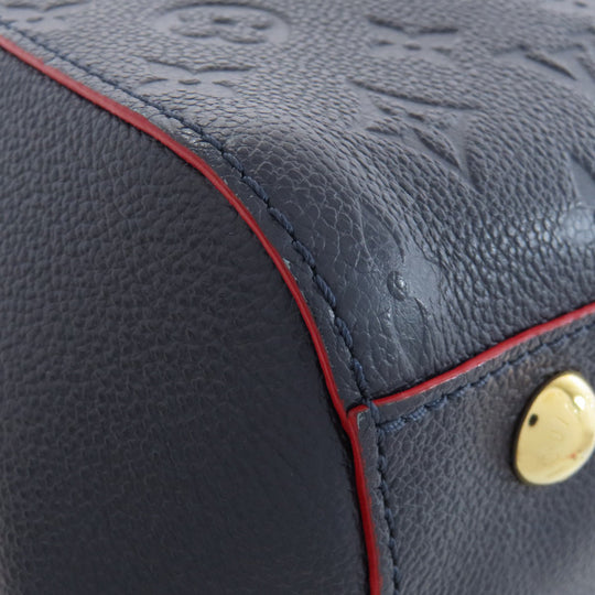 LOUIS VUITTON Handbag M42747 Ann Platt Navy Montaigne BB