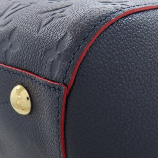 LOUIS VUITTON Handbag M42747 Ann Platt Navy Montaigne BB