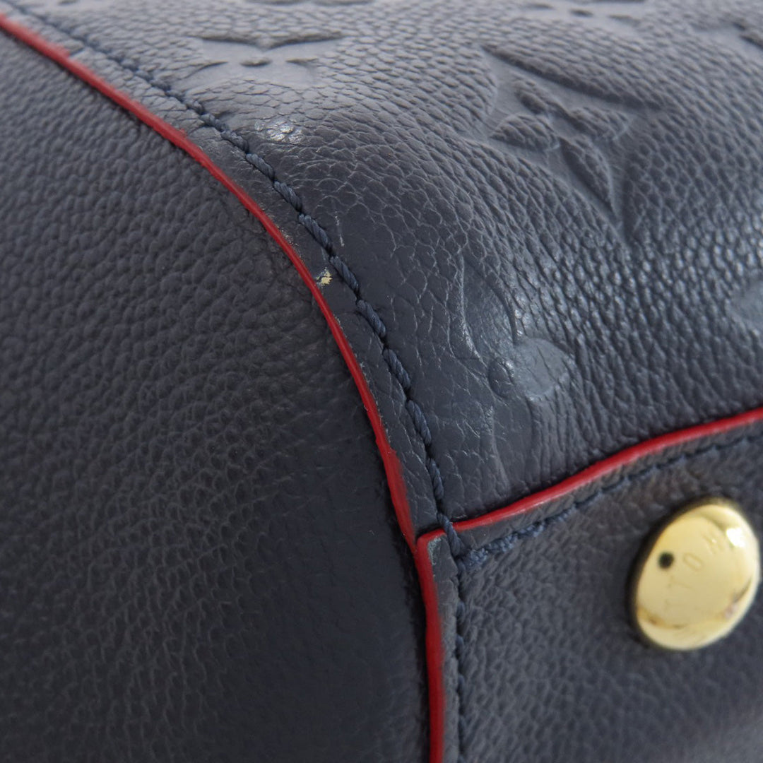 LOUIS VUITTON Handbag M42747 Ann Platt Navy Montaigne BB