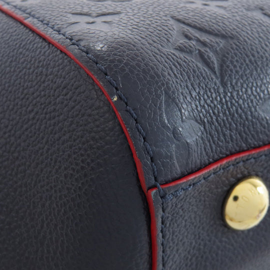 LOUIS VUITTON Handbag M42747 Ann Platt Navy Montaigne BB