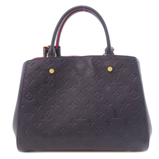 LOUIS VUITTON Handbag M42747 Ann Platt Navy Montaigne BB
