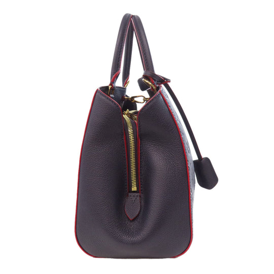 LOUIS VUITTON Handbag M42747 Ann Platt Navy Montaigne BB
