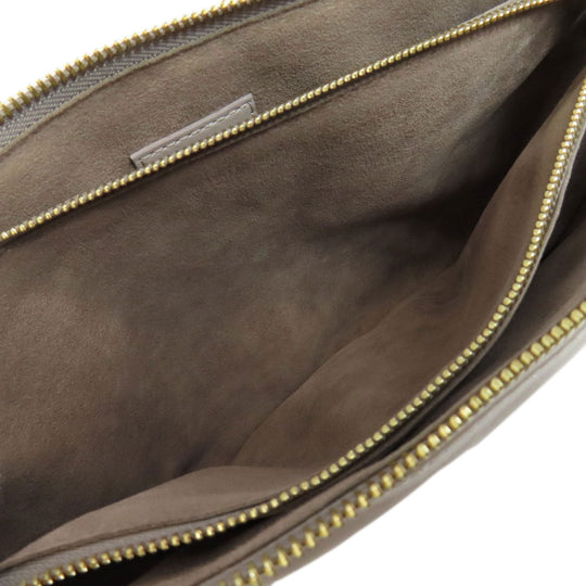 LOUIS VUITTON Handbag Lamb leather gray Kussan PM Women Used Authentic
