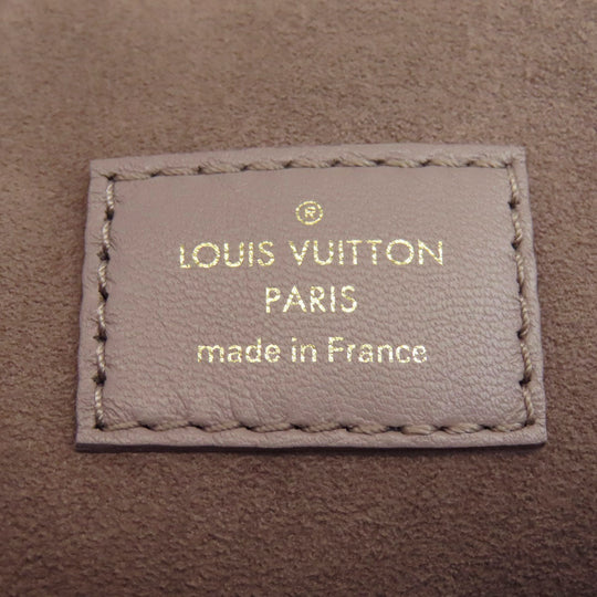 LOUIS VUITTON Handbag Lamb leather gray Kussan PM Women Used Authentic