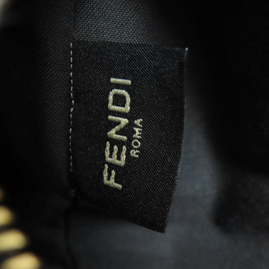 FENDI Shoulder Bag canvas gray Fendigraphy Women Used Authentic