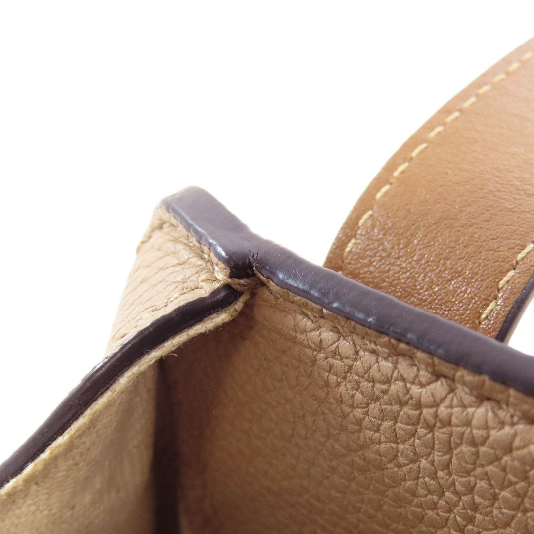 LOEWE Handbag Calfskin beige Hammock 2WAY Women Used Authentic
