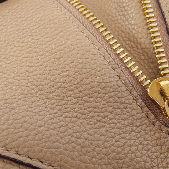 LOEWE Handbag Calfskin beige Hammock 2WAY Women Used Authentic