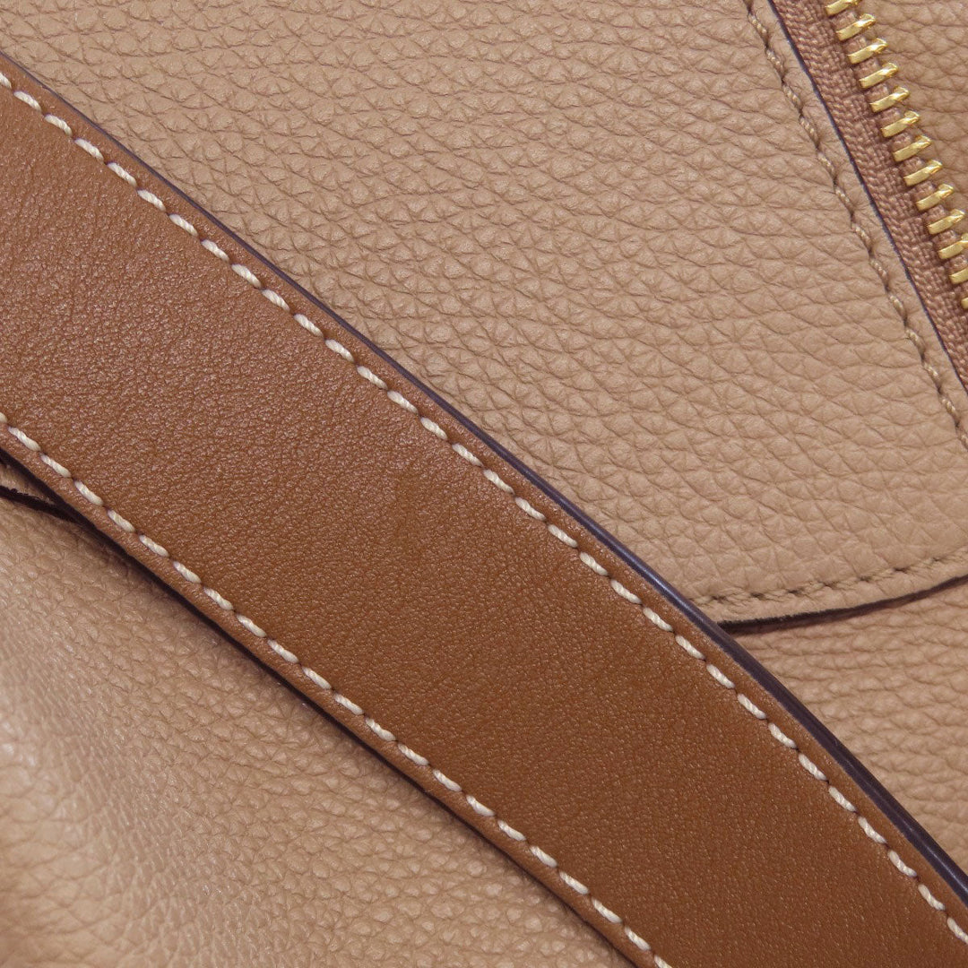 LOEWE Handbag Calfskin beige Hammock 2WAY Women Used Authentic