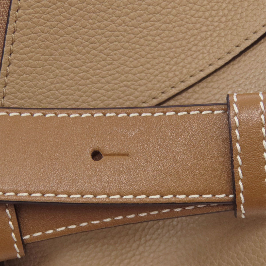 LOEWE Handbag Calfskin beige Hammock 2WAY Women Used Authentic