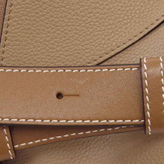 LOEWE Handbag Calfskin beige Hammock 2WAY Women Used Authentic