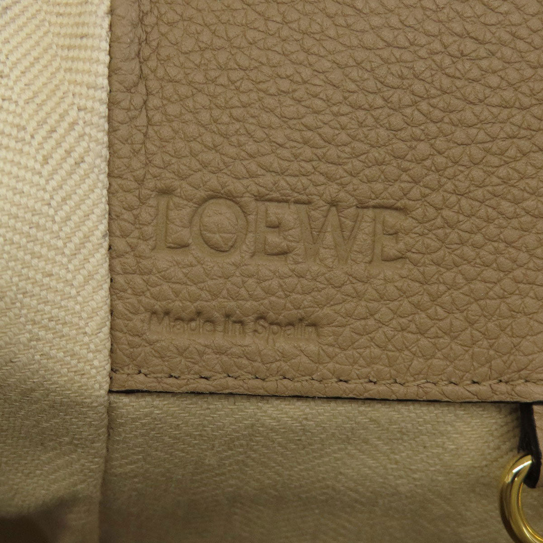 LOEWE Handbag Calfskin beige Hammock 2WAY Women Used Authentic
