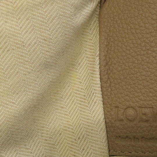 LOEWE Handbag Calfskin beige Hammock 2WAY Women Used Authentic