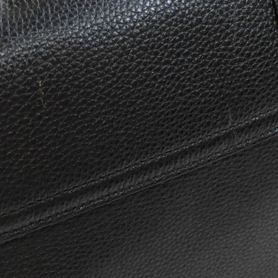 CELINE Handbag Calfskin black 16 SEISE 2WAY Women Used Authentic