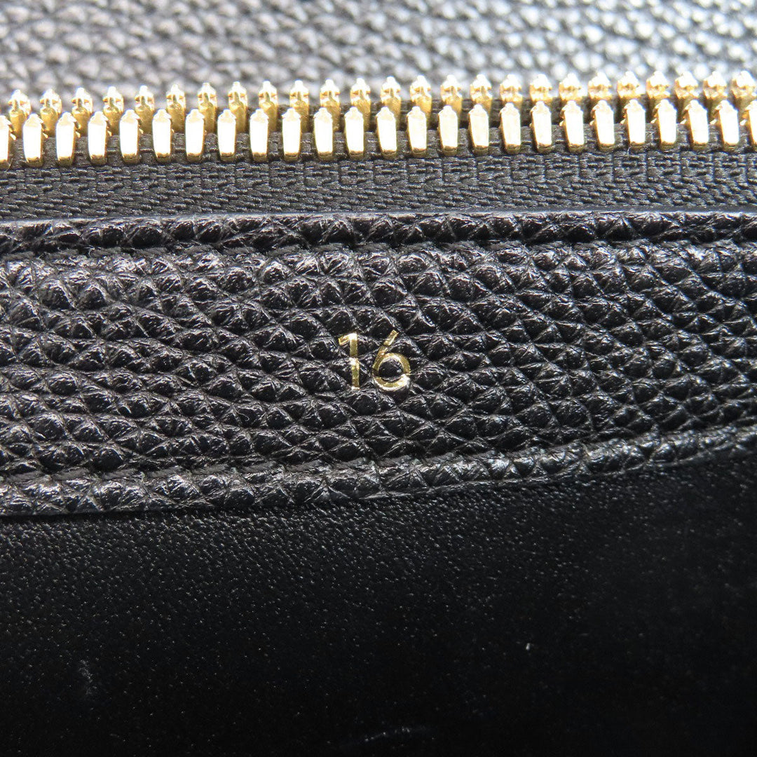CELINE Handbag Calfskin black 16 SEISE 2WAY Women Used Authentic