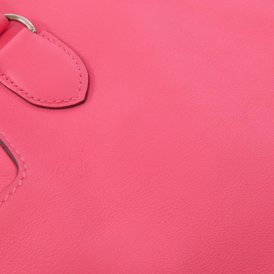HERMES Handbag Swift pink Toolbox 20 SilverMetal