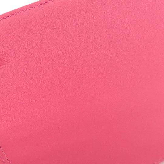 HERMES Handbag Swift pink Toolbox 20 SilverMetal