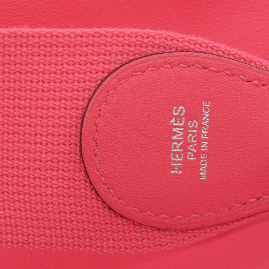 HERMES Handbag Swift pink Toolbox 20 SilverMetal