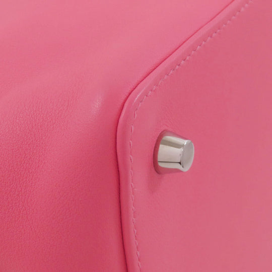 HERMES Handbag Swift pink Toolbox 20 SilverMetal