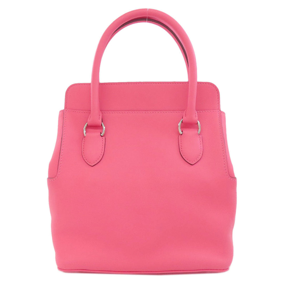 HERMES Handbag Swift pink Toolbox 20 SilverMetal