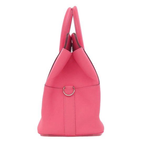 HERMES Handbag Swift pink Toolbox 20 SilverMetal