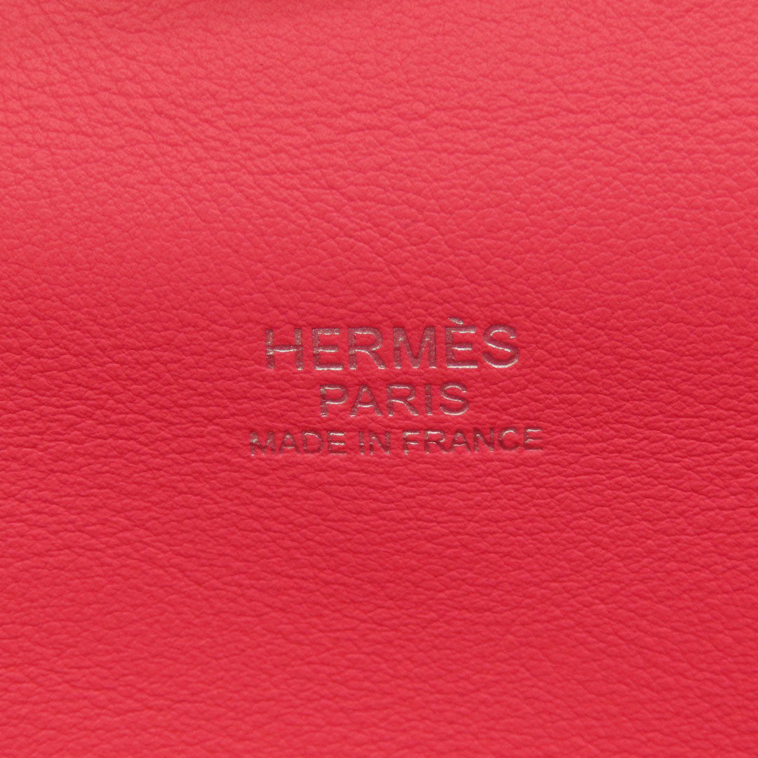 HERMES Handbag Swift pink Toolbox 20 SilverMetal