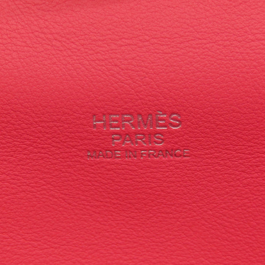 HERMES Handbag Swift pink Toolbox 20 SilverMetal