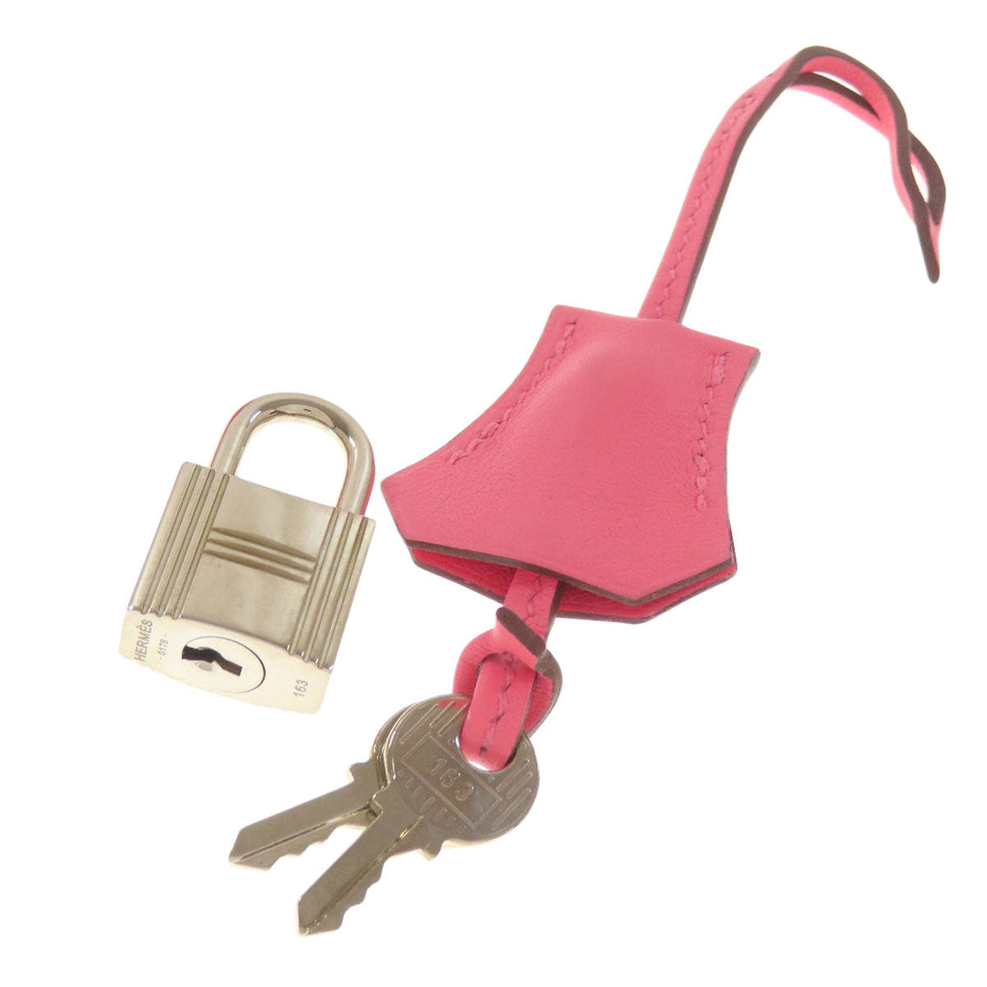 HERMES Handbag Swift pink Toolbox 20 SilverMetal