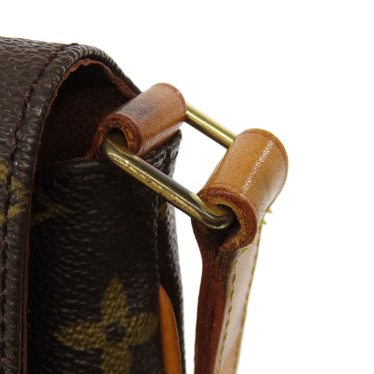 LOUIS VUITTON Shoulder Bag M51258 Monogram canvas Brown Musette Salsa S Women Used Authentic
