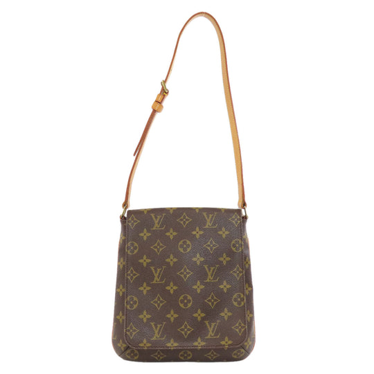 LOUIS VUITTON Shoulder Bag M51258 Monogram canvas Brown Musette Salsa S Women Used Authentic