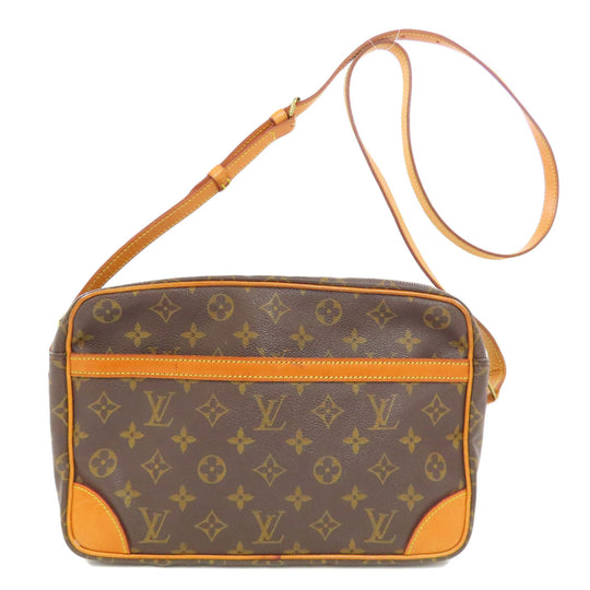 LOUIS VUITTON Shoulder Bag M51274 Monogram canvas Brown Trocadero27 Women Used Authentic