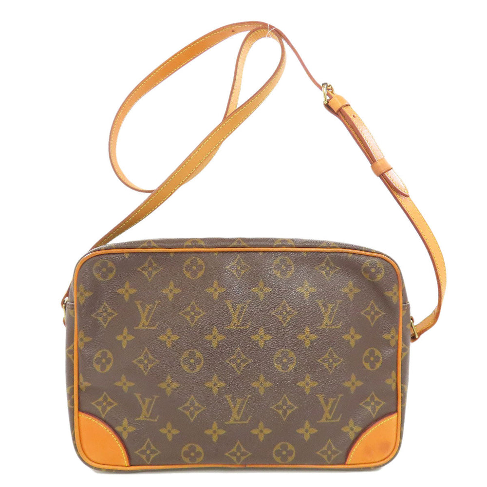 LOUIS VUITTON Shoulder Bag M51274 Monogram canvas Brown Trocadero27 Women Used Authentic