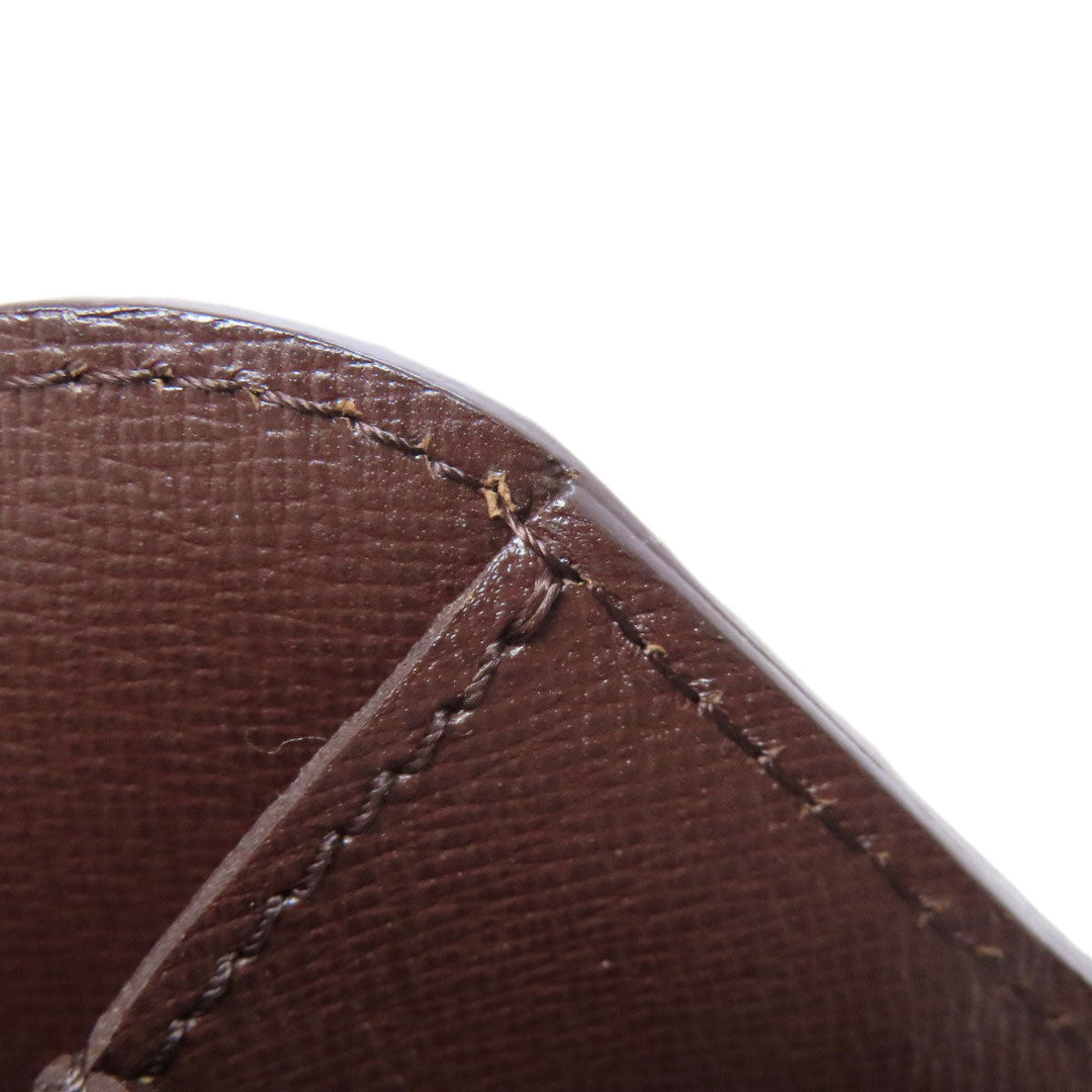 LOUIS VUITTON Handbag N51155 Damier canvas Brown Triana Women Used Authentic