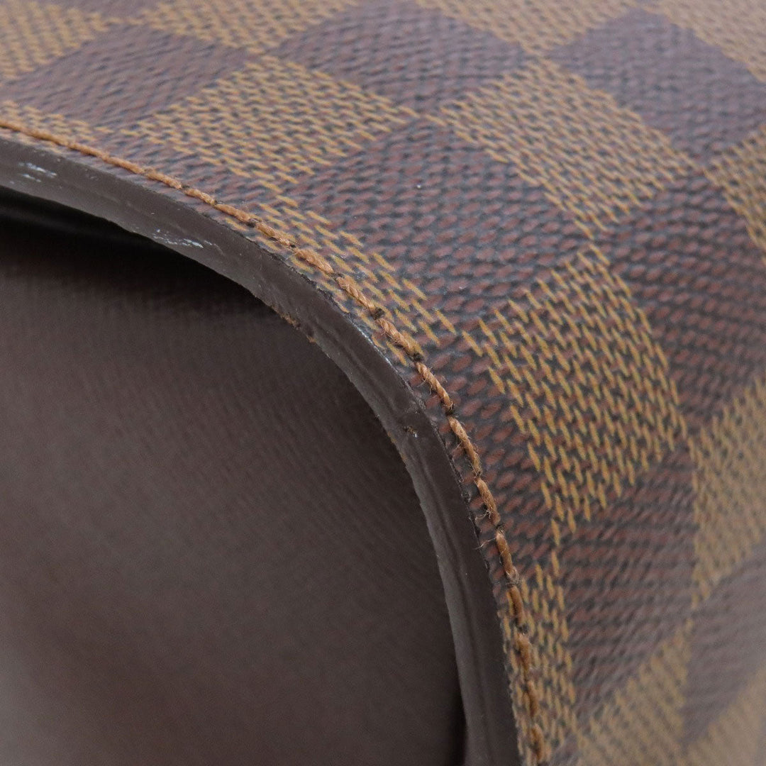 LOUIS VUITTON Handbag N51155 Damier canvas Brown Triana Women Used Authentic