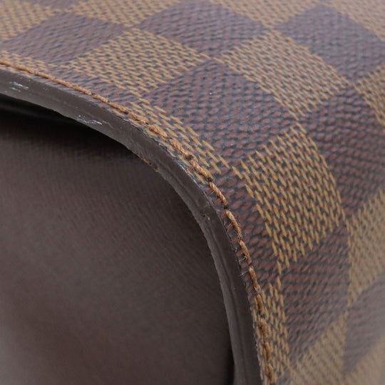 LOUIS VUITTON Handbag N51155 Damier canvas Brown Triana Women Used Authentic