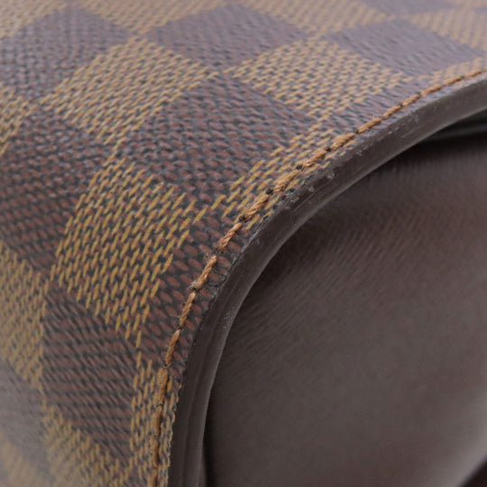 LOUIS VUITTON Handbag N51155 Damier canvas Brown Triana Women Used Authentic