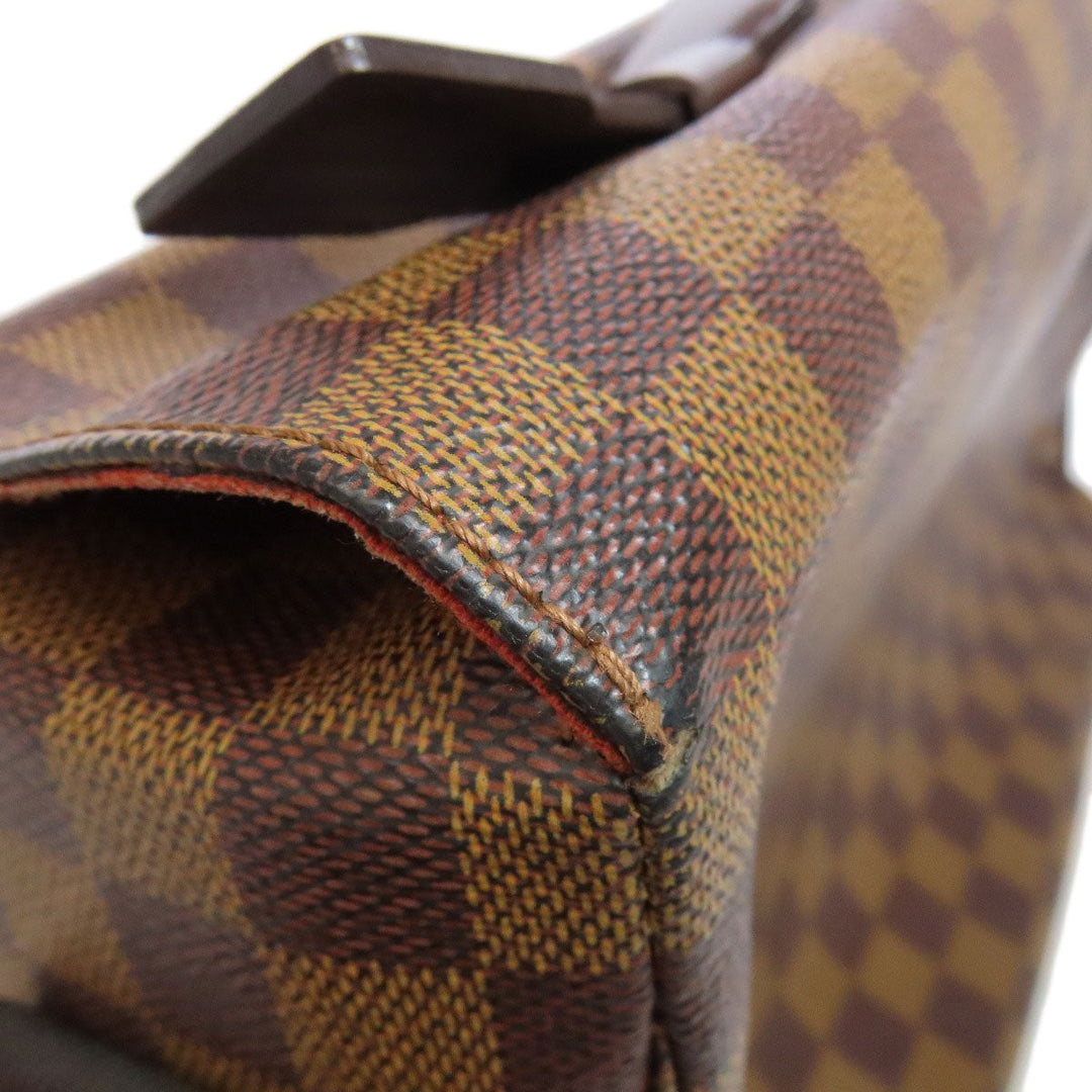 LOUIS VUITTON Shoulder Bag N42270 Damier canvas Brown Broadway Women Used Authentic