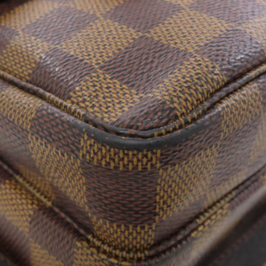 LOUIS VUITTON Shoulder Bag N42270 Damier canvas Brown Broadway Women Used Authentic