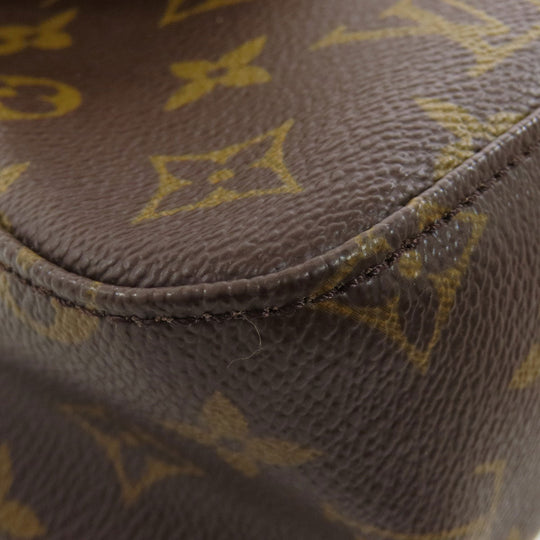 LOUIS VUITTON Handbag M51147 Monogram canvas Brown Mini Looping Women Used Authentic