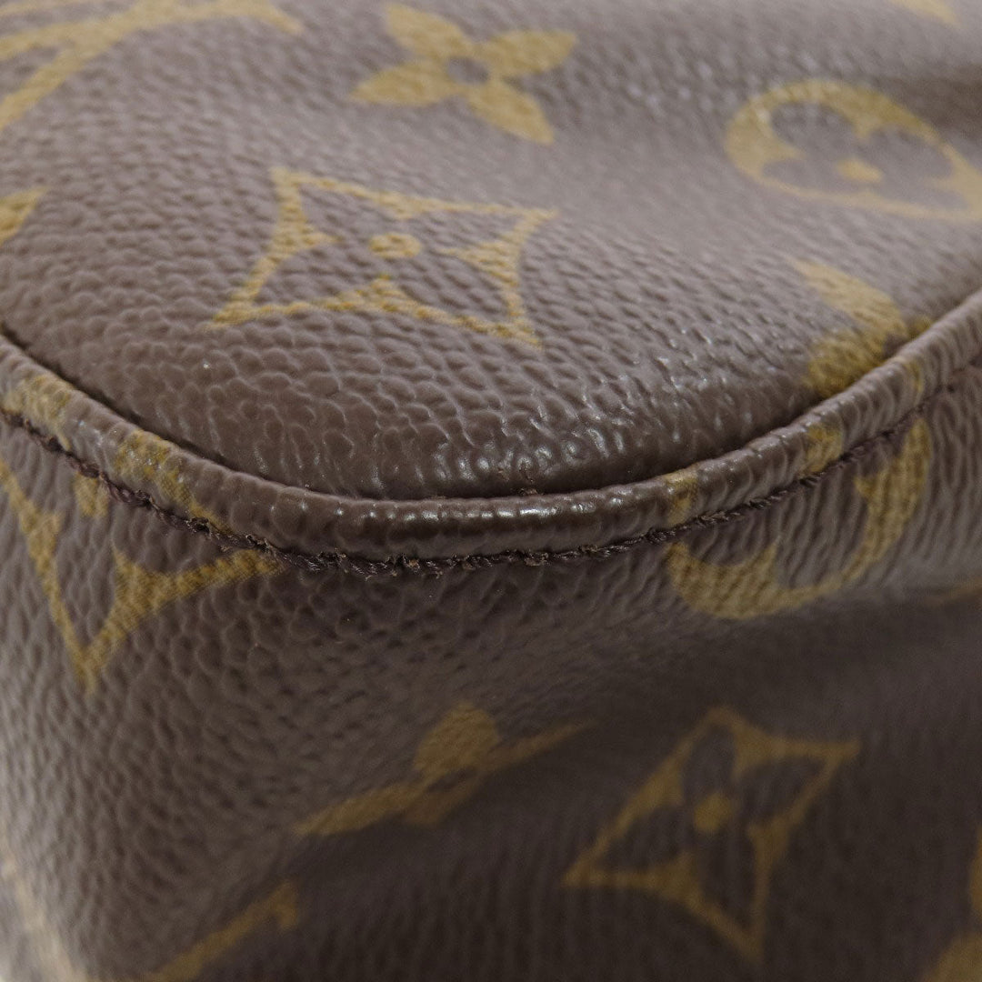 LOUIS VUITTON Handbag M51147 Monogram canvas Brown Mini Looping Women Used Authentic