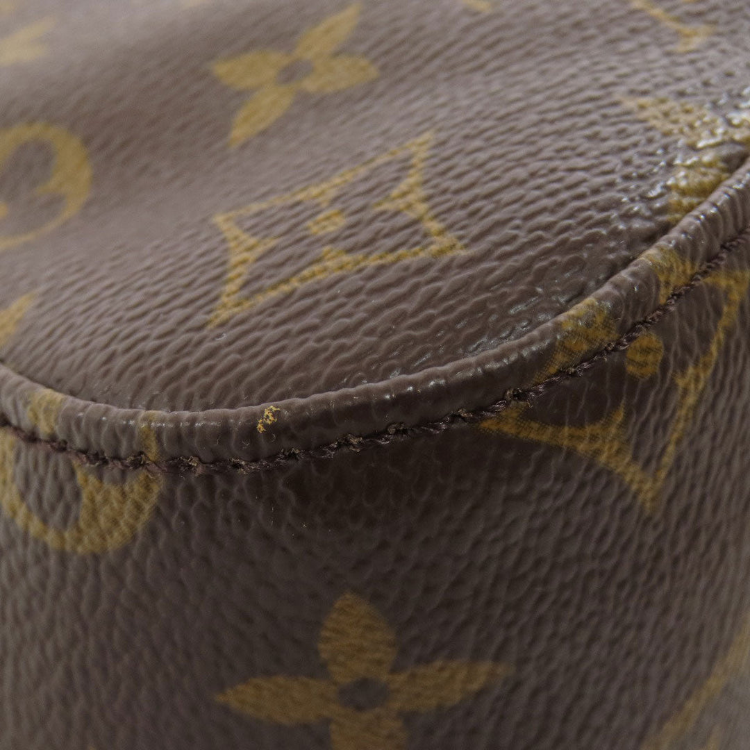 LOUIS VUITTON Handbag M51147 Monogram canvas Brown Mini Looping Women Used Authentic