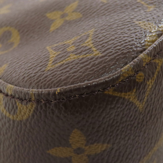 LOUIS VUITTON Handbag M51147 Monogram canvas Brown Mini Looping Women Used Authentic