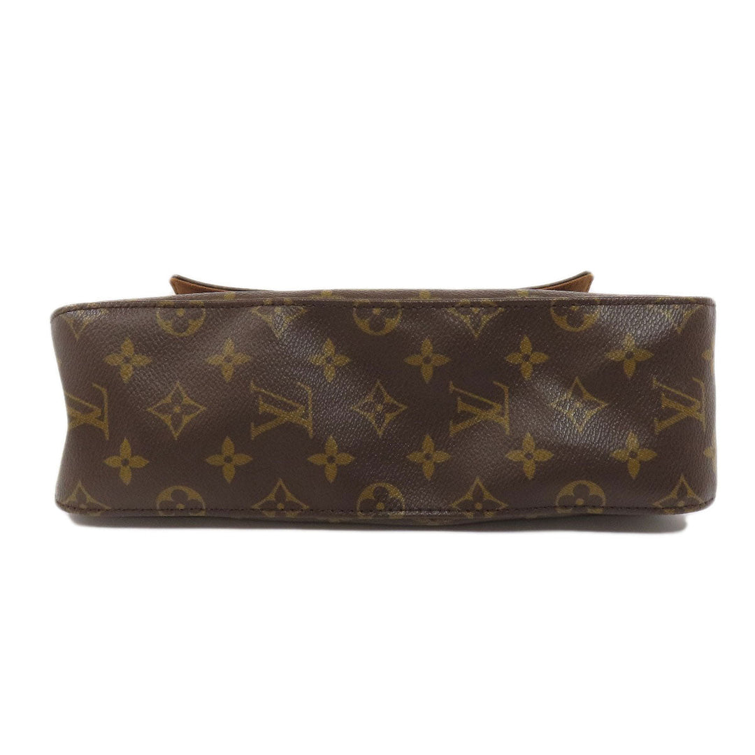 LOUIS VUITTON Handbag M51147 Monogram canvas Brown Mini Looping Women Used Authentic