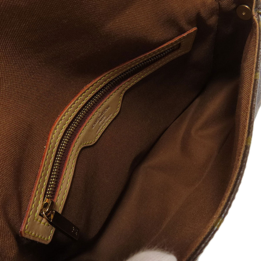 LOUIS VUITTON Handbag M51147 Monogram canvas Brown Mini Looping Women Used Authentic